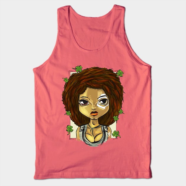 Pop Culture Caricature #1 - Domino Tank Top by yazgar